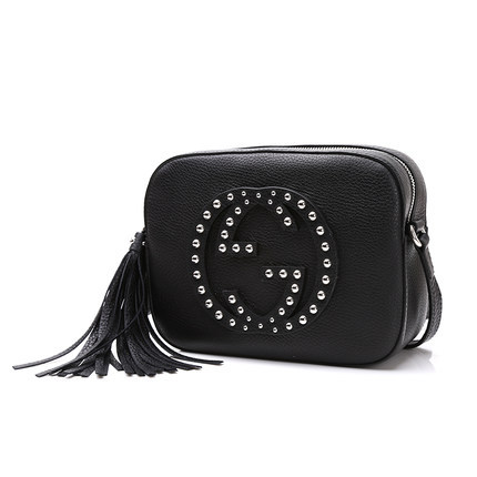 Gucci/古驰/古琦/古奇正品女包斜挎包单肩包真皮双G拉链小方包