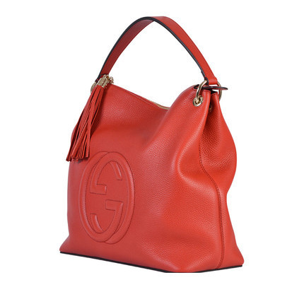 Gucci/古奇饰流苏皮革圆底手提包 Gucci/古奇饰流苏皮革圆底手提包