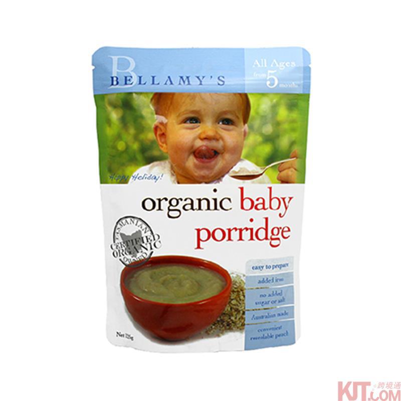 澳大利亚进口有机燕麦米粉-Bellamy 贝拉米 有机燕麦米粉/米糊 125g 5个月以上