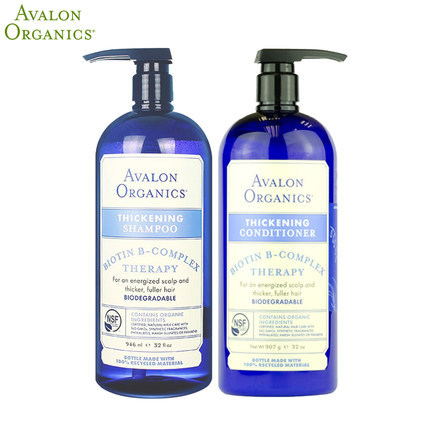 Avalon阿瓦隆 健发防掉有机洗发水 护发素家庭装 Avalon阿瓦隆 健发防掉有机洗发水 护发素家庭装