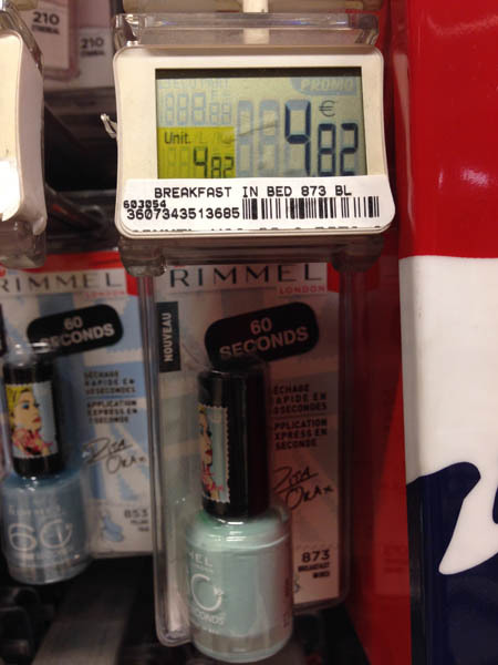 rimmel糖果色指甲油