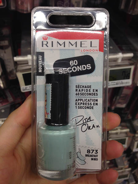 rimmel糖果色指甲油