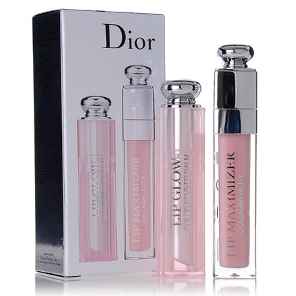 Dior迪奥口红套装 粉漾魅惑润唇膏+丰唇蜜唇彩礼盒 智能变色唇膏 Dior迪奥口红套装 粉漾魅惑润唇膏+丰唇蜜唇彩礼盒 智能变色唇膏