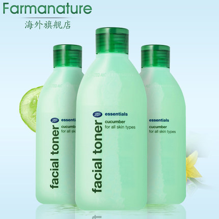 BOOTS小黄瓜爽肤水/化妆水150ML美白保湿补水3瓶装 BOOTS小黄瓜爽肤水/化妆水150ML美白保湿补水3瓶装
