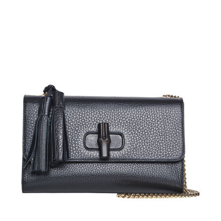 Gucci/古奇竹节纽扣斜挎包