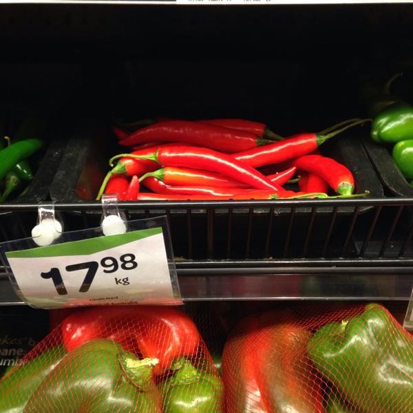 Photo taken at Woolworths by Tim L. on 7/6/2014