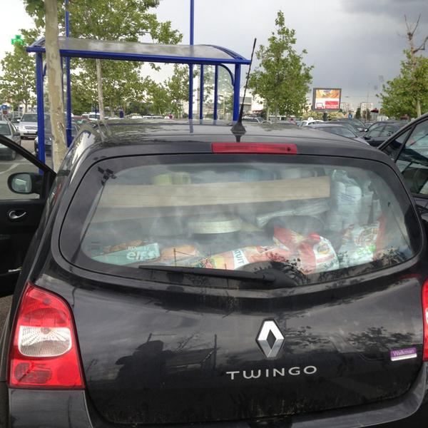 Photo taken at Carrefour by Carole G. on 5/24/2013