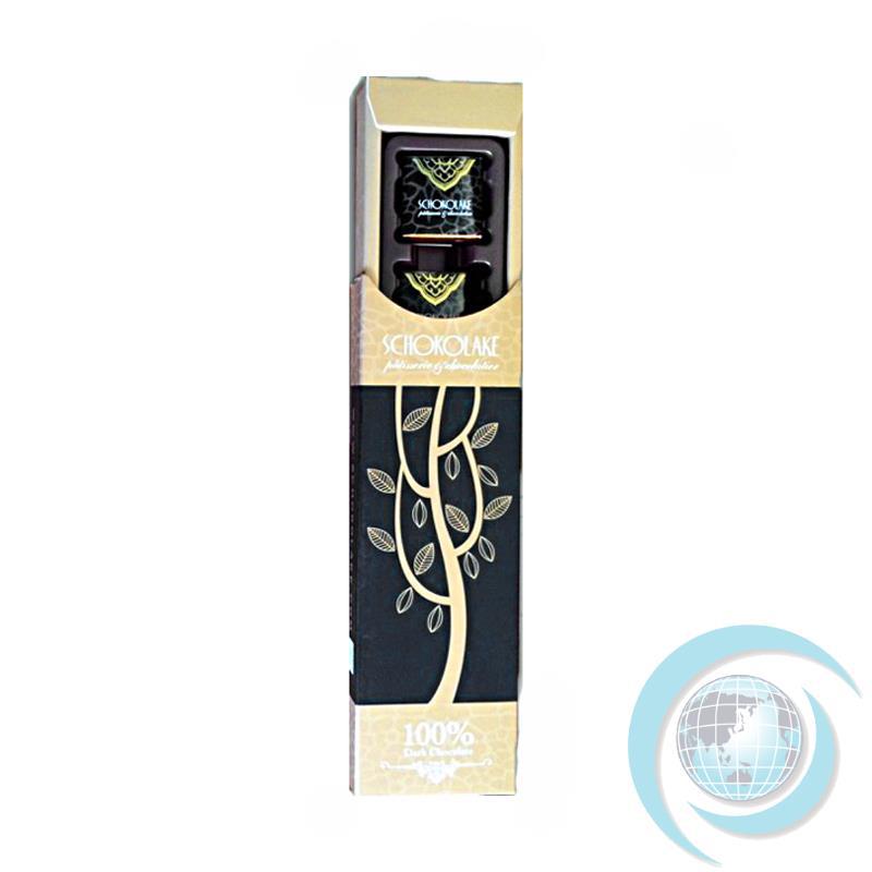 SCHOKOLAKE 巧克力云庄 厄瓜多尔庄园精选 百分之100 巧克力薄片(12入)