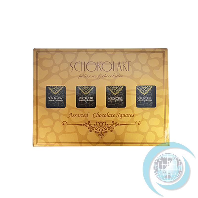 SCHOKOLAKE 巧克力云庄 厄瓜多尔庄园精选 百分之100 24片巧克力薄片礼盒