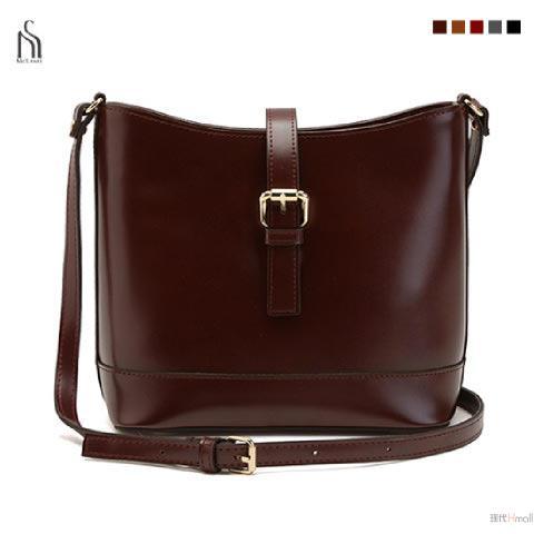 McLaNEE 单肩包斜挎包(栗色)