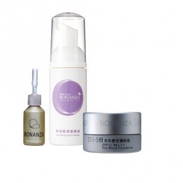 宝艺Bonanza 高系数防晒粉霜限时加赠组台湾官网直邮进口