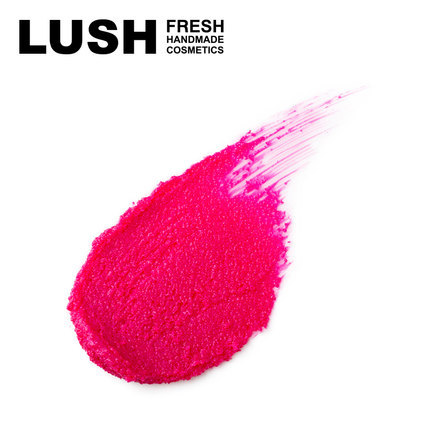 LUSH岚舒 英国正品 草莓润唇膏 玫红色泽手工去角质淡化唇纹 滋润