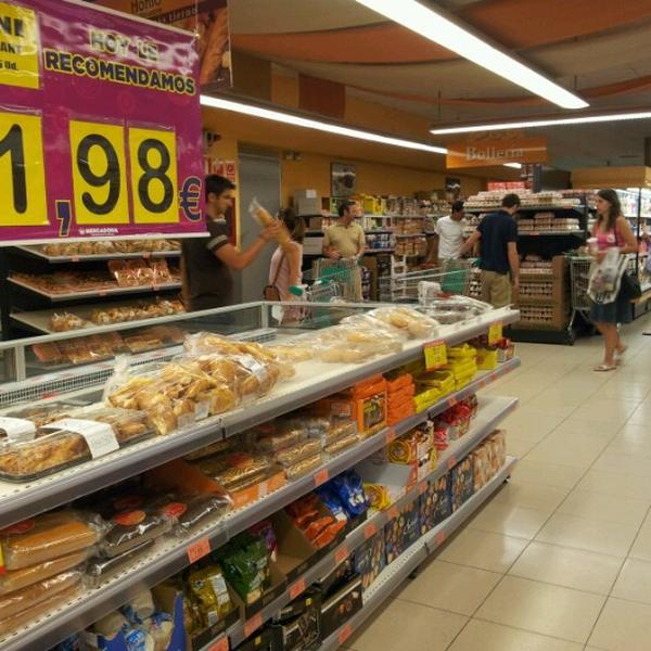 Photo taken at Mercadona by Clara S. on 8/29/2012