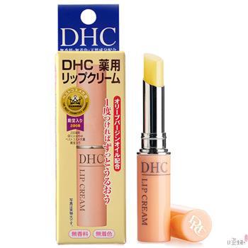日本进口 DHC蝶翠诗 无色润唇保湿滋润 橄榄保湿护唇膏1.5g