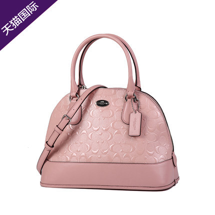 COACH/蔻驰 纯皮压花大号 单肩斜挎贝壳女包 34052 COACH/蔻驰 纯皮压花大号 单肩斜挎贝壳女包 34052