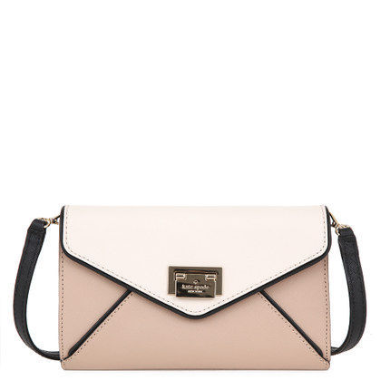 kate spade/凯特.丝蓓 真皮十字纹 拼色信封包小挎女包 WKRU3398 kate spade/凯特.丝蓓 真皮十字纹 拼色信封包小挎女包 WKRU3398