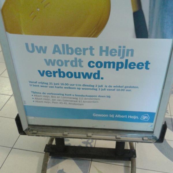 Photo taken at Albert Heijn by Christophe G. on 6/21/2013-荷兰阿姆斯特丹博斯恩伦默广场 Photo taken at Albert Heijn by Christophe G. on 6/21/2013