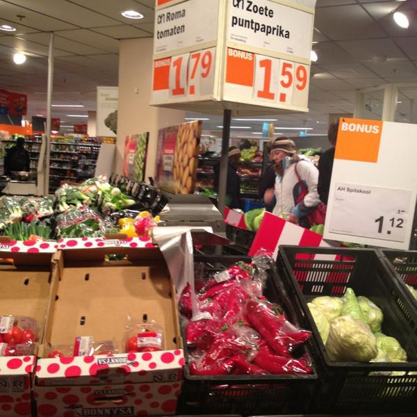 Photo taken at Albert Heijn by Amber-Helena R. on 2/12/2013