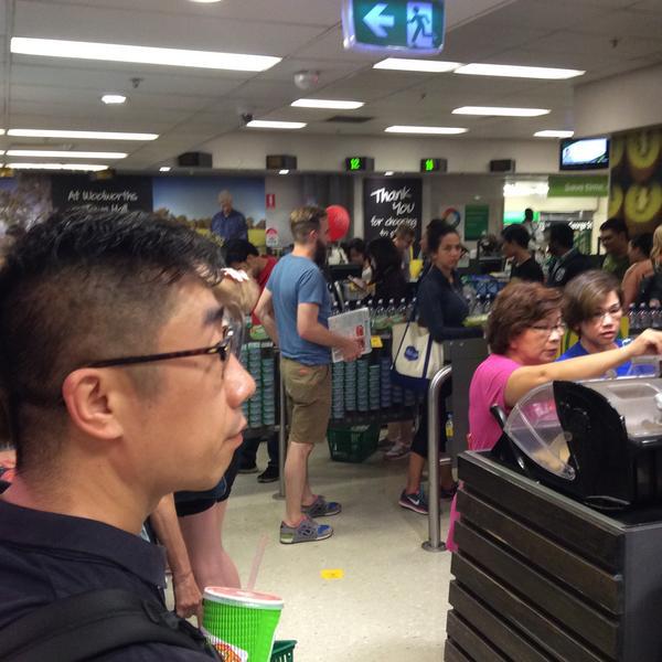 Photo taken at Woolworths by Paul W. on 2/23/2015