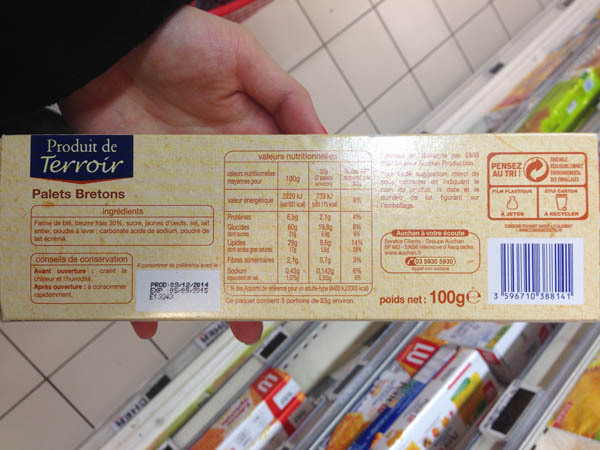 platesbretons牛油曲奇饼干