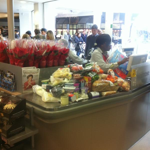 Photo taken at Waitrose by Dan B. on 12/23/2012