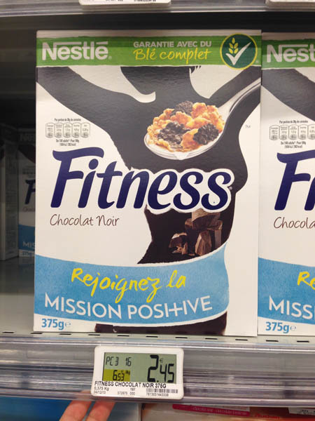 早餐伴侣fitness黑巧克力口味