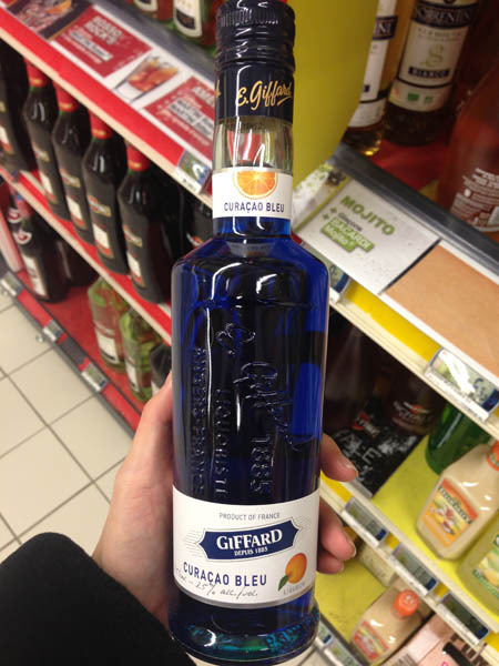 giffard橙子味蓝色酒