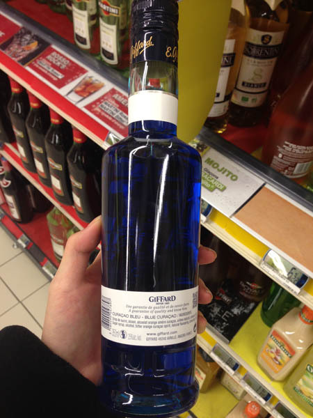 giffard橙子味蓝色酒