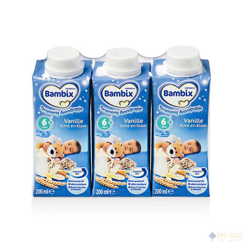 Bambix 晚安营养液体米粉 香草味 X3罐装 Bambix 晚安营养液体米粉 香草味 X3罐装