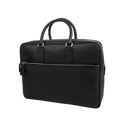 Bally/巴利男包 2016新品男士商务公文包 电脑手提包纯黑NOLANDS Bally/巴利男包 2016新品男士商务公文包 电脑手提包纯黑NOLANDS