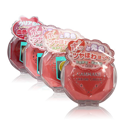 【日本直邮】canmake/井田腮红膏 胭脂霜状腮红膏 4色选