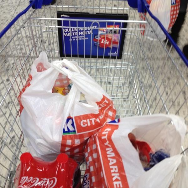 Photo taken at K-citymarket by Iida S. on 12/15/2012-西南芬兰区图尔库马裤拉路150 Photo taken at K-citymarket by Iida S. on 12/15/2012