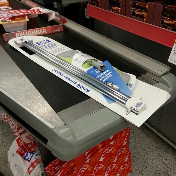 Photo taken at K-citymarket by Sami W. on 4/23/2013-西南芬兰区图尔库马裤拉路150 Photo taken at K-citymarket by Sami W. on 4/23/2013