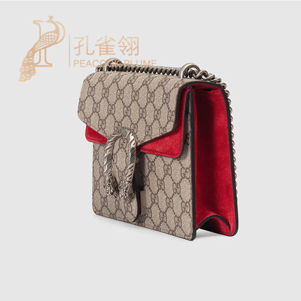 Gucci/古奇gucci女包16新款时尚虎头单肩斜挎包421970 KHNRN 8642