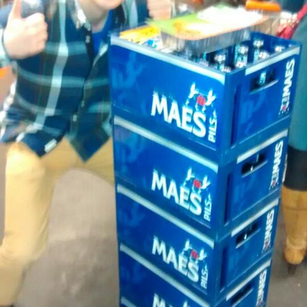 Photo taken at Colruyt by Quentin M. on 2/27/2014