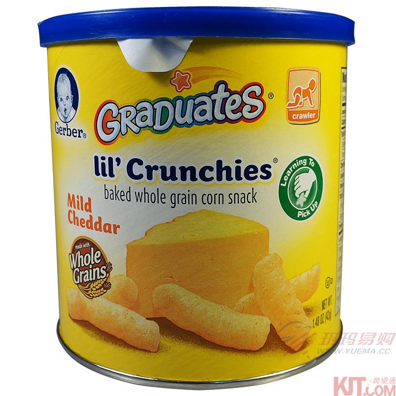 美国进口泡芙条-嘉宝九个月及以上婴儿辅食干酪泡芙条42g