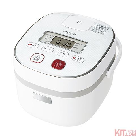 日本进口家用电饭锅-夏普白色电饭锅 3人份 KS-C5H-W