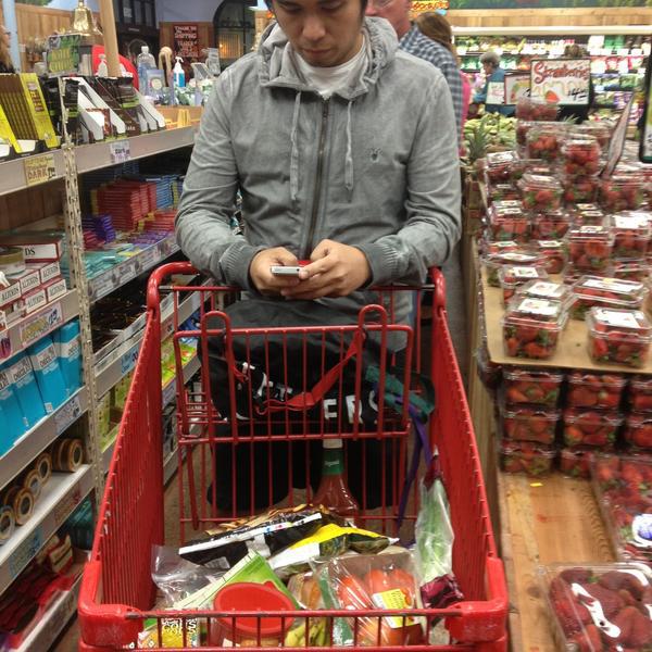Photo taken at Trader Joe's by Jesse B. on 5/17/2013-加利福尼亚州奥克兰湖滨大道3250号 Photo taken at Trader Joe's by Jesse B. on 5/17/2013
