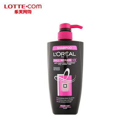乐天网购LOREAL欧莱雅修复润发3X洗发水450ml精油滋润修复受损