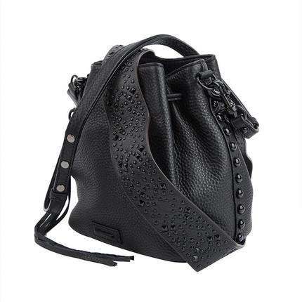 Rebecca Minkoff(美国)瑞贝卡女包 真皮抽带水桶包 XH15MUGU07 Rebecca Minkoff(美国)瑞贝卡女包 真皮抽带水桶包 XH15MUGU07