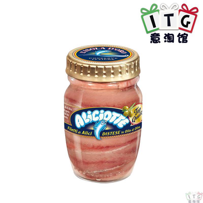 L Isola Doro 凤尾鱼罐头90克瓶装 L Isola Doro 凤尾鱼罐头90克瓶装