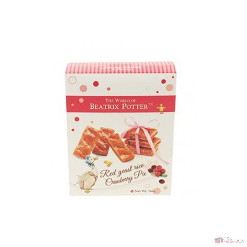 中国台湾进口蔓越莓酥-波特小姐 彼得兔红曲蔓越莓酥 166g/盒 中国台湾进口蔓越莓酥-波特小姐 彼得兔红曲蔓越莓酥 166g/盒