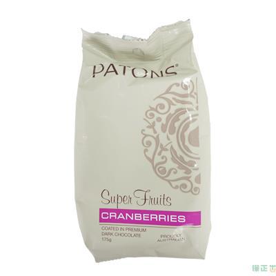 PATONS派顿超级水果系列蔓越莓黑巧克力