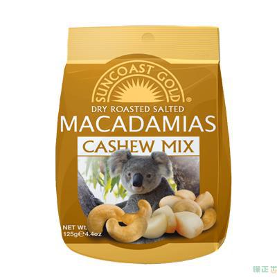 SUNCOAST GOLD金色阳光海岸香烤海盐风味澳大利亚坚果考拉装125g