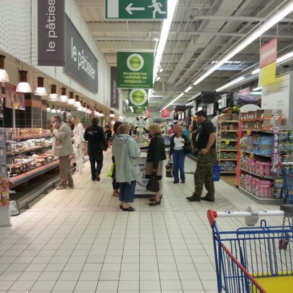 Photo taken at Carrefour by Chris K. on 8/25/2012