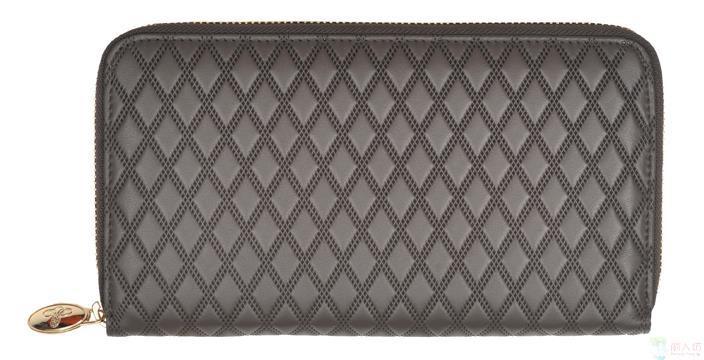 POURCHET 法国宝榭Victoria系列 手拿包 灰褐色 51026