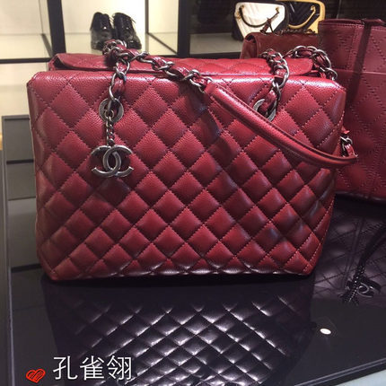 Chanel/香奈儿chanel女包15新款时尚菱格单肩包 经典链条方形手袋 Chanel/香奈儿chanel女包15新款时尚菱格单肩包 经典链条方形手袋