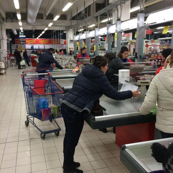 Photo taken at Iper Tosano by Tiziano B. on 1/20/2014