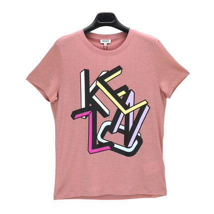 正品 KENZO 16春夏新款女士拼色LOGO短款T恤 990 2TS845 正品 KENZO 16春夏新款女士拼色LOGO短款T恤 990 2TS845