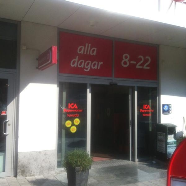 Photo taken at ICA Supermarket by Carl L. on 7/26/2013